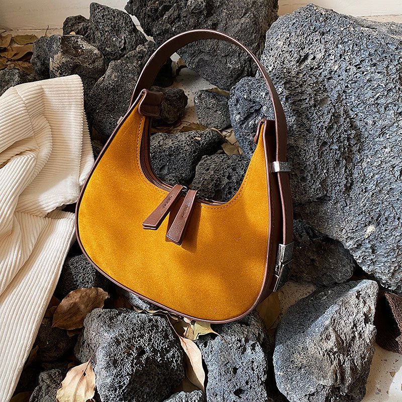 Fashion High-grade Matte French Minority Handbags Women $49.29 Dana Fashion Color: Black Women's Bags Product information: Lining texture: Polyester Pattern: solid color Color: Black, Burgundy, Brown Processing Method: soft surface Outer bag type: None Ma