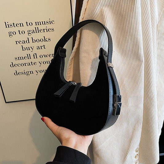 Fashion High-grade Matte French Minority Handbags Women $49.29 Dana Fashion Color: Black Women's Bags Product information: Lining texture: Polyester Pattern: solid color Color: Black, Burgundy, Brown Processing Method: soft surface Outer bag type: None Ma