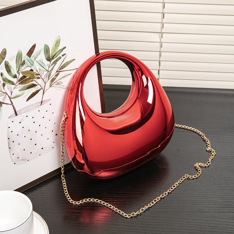 Fashion High-grade Versatile Chain Shoulder Crossbody Handbag $31.99 Dana Fashion Color: Red Size: 22.5X7X20.5CM Women's Bags Product information: Applicable scenarios: Daily matching Color: gold, silver, red, blue, green, pink, black, colorful pink Blue,
