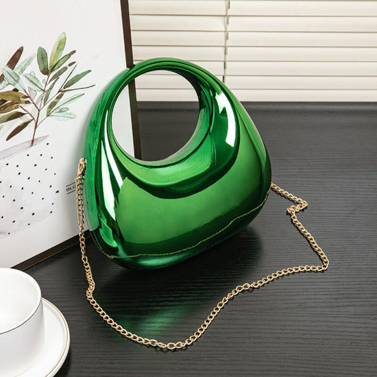 Fashion High-grade Versatile Chain Shoulder Crossbody Handbag $31.99 Dana Fashion Color: Green Size: 22.5X7X20.5CM Women's Bags Product information: Applicable scenarios: Daily matching Color: gold, silver, red, blue, green, pink, black, colorful pink Blu