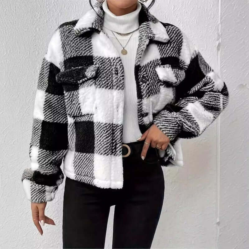 Fashion Individual Casual Jacket Women $39.50 Dana Fashion Color: Black Size: L Women's clothing Product information: Color: black, khaki Size: S,M,L,XL Style: Cardigan Fabric name: Polyester Applicable Gender: Female Style: casual style Note: 1. Asian si