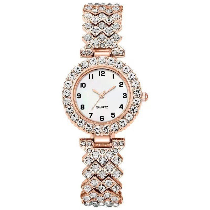 Fashion Jewelry 2pcs Luxury Fashion Women Watch Set Silver Strap Ladies Quartz Wristwatch Alloy Bracelet For Ladies Jewelry Set Clock Gift $11.59 Dana Fashion Color: Rose Gold Women's Accessories Overview: Unique design, stylish and beautiful. Good materi