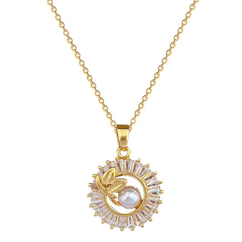 Fashion Jewelry Square Full Diamond Personalized Round Ring Leaves Necklace And Earrings Suite $19.28 Dana Fashion Color: D515 Necklace Women's Accessories Overview: Unique design, stylish and beautiful. Good material, High quality. Product information: T