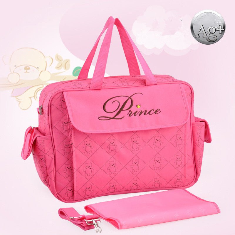 Fashion Large Capacity Baby Diaper Bags Mommy Baby $52.45 Dana Fashion Color: Deep Pink Baby & Mother Specification size: 40 x16x30cm (length X width X height) Strap material: jacquard high-strength nylon strap Strap specification: width: 3.8CM Fabric hig