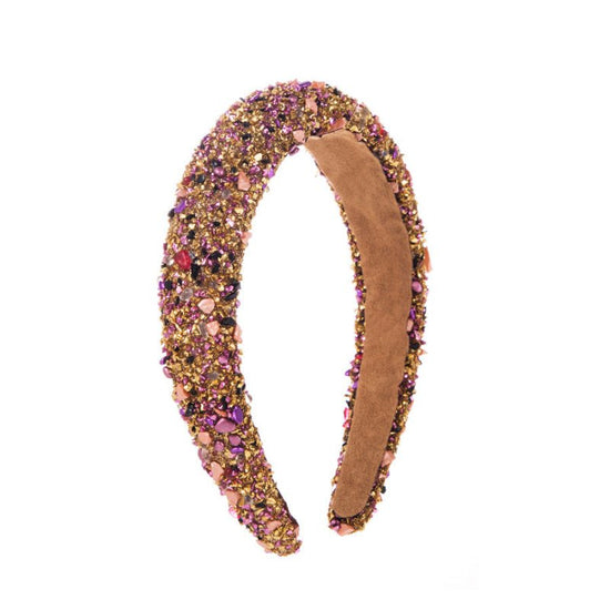 Fashion New Baroque Colorful Headband For Women $19.00 Dana Fashion Color: Golden Color Women's Accessories Product information: Processing process: manual Color: Rose yellow, gray red, black red, rose pink, blue color, silver color, gold color, colorful,