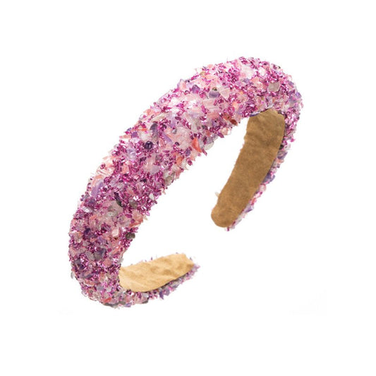 Fashion New Baroque Colorful Headband For Women $19.00 Dana Fashion Color: Black And Colorful Women's Accessories Product information: Processing process: manual Color: Rose yellow, gray red, black red, rose pink, blue color, silver color, gold color, col