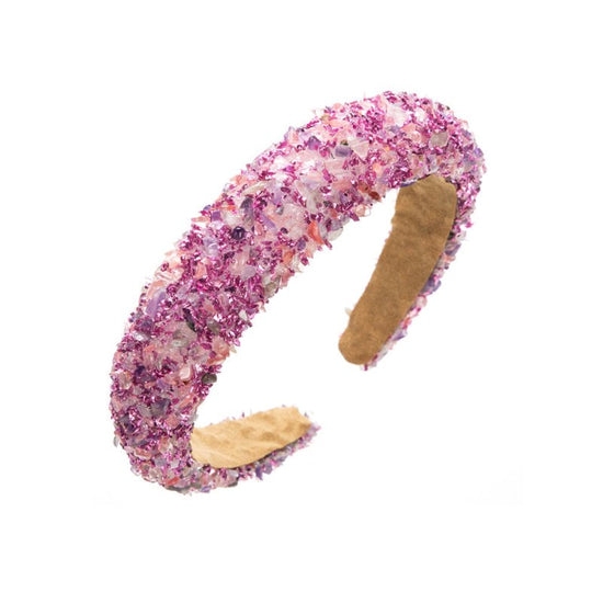 Fashion New Baroque Colorful Headband For Women $19.00 Dana Fashion Color: Rose Pink Women's Accessories Product information: Processing process: manual Color: Rose yellow, gray red, black red, rose pink, blue color, silver color, gold color, colorful, ro