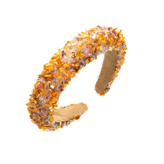 Fashion New Baroque Colorful Headband For Women $19.00 Dana Fashion Color: Rose Yellow Women's Accessories Product information: Processing process: manual Color: Rose yellow, gray red, black red, rose pink, blue color, silver color, gold color, colorful,