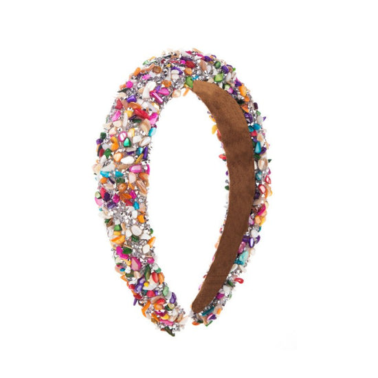 Fashion New Baroque Colorful Headband For Women $19.00 Dana Fashion Color: Colorful Women's Accessories Product information: Processing process: manual Color: Rose yellow, gray red, black red, rose pink, blue color, silver color, gold color, colorful, ros