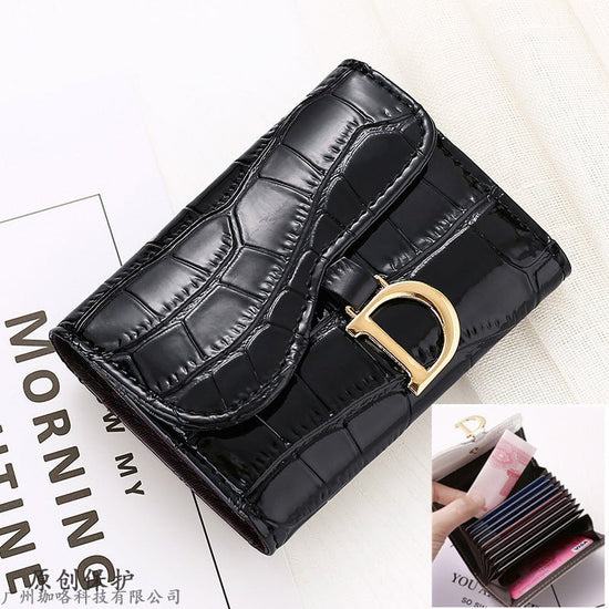 Fashion Personality Cowhide Texture Ladies Card Holder $18.00 Dana Fashion Color: Black Women's Bags Product information: Color: 11 card position skin color can put driver's license, 11 card position White can put driver's license, 11 card position wine r