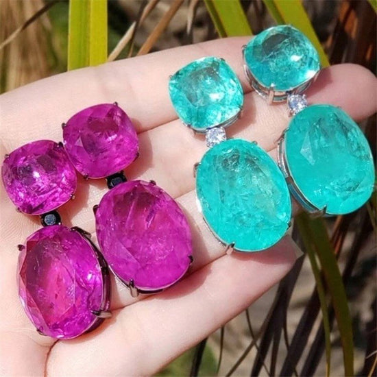 Fashion Personality European And American Earrings Women $19.00 Dana Fashion Color: Green Women's Accessories Product information: Color: red, green Material: Alloy Shape: Geometry Style: Simple Packing list: Earrings *1 pair Product Image: