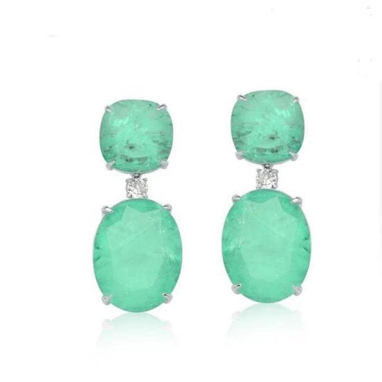 Fashion Personality European And American Earrings Women $19.00 Dana Fashion Color: Green Women's Accessories Product information: Color: red, green Material: Alloy Shape: Geometry Style: Simple Packing list: Earrings *1 pair Product Image: