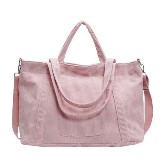 Fashion Personality Large Capacity Corduroy Bag Women $36.99 Dana Fashion Color: Pink Women's Bags Product information: Color: Milky White, pink, green, black, khaki Hardness: soft Material: corduroy Suitcase shape: Horizontal Square Style: Urban Simplici