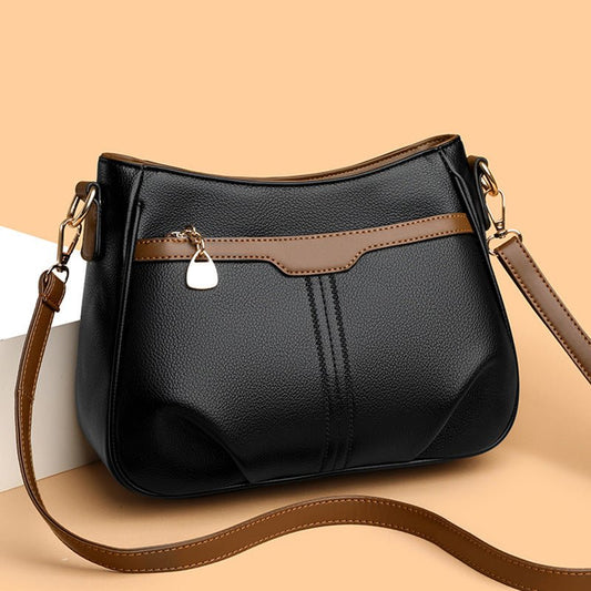 Fashion Shoulder Crossbody New Women's Bag $37.05 Dana Fashion Color: Black Women's Bags Product information: Color: black, khaki, Blue Hardness: medium hard Material: PU Style: Urban Simplicity Size: 27*20 * 10cm Packing list: Women's crossbody bag *1 Pr