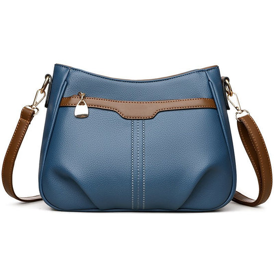 Fashion Shoulder Crossbody New Women's Bag $37.05 Dana Fashion Color: Blue Women's Bags Product information: Color: black, khaki, Blue Hardness: medium hard Material: PU Style: Urban Simplicity Size: 27*20 * 10cm Packing list: Women's crossbody bag *1 Pro