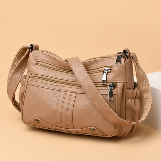Fashion Shoulder Messenger Large Capacity Women's Bag $33.99 Dana Fashion Color: 6886 Black Women's Bags Product information: Lining texture: Polyester Applicable scenarios: Daily matching Color: 6886 Black, 6886 Gray, 6886 Blue, 6886 khaki, 6886 purple,