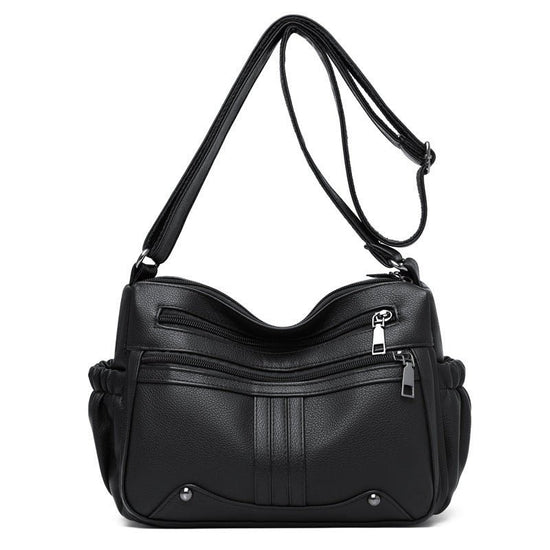 Fashion Shoulder Messenger Large Capacity Women's Bag $33.99 Dana Fashion Color: 6886 Black Women's Bags Product information: Lining texture: Polyester Applicable scenarios: Daily matching Color: 6886 Black, 6886 Gray, 6886 Blue, 6886 khaki, 6886 purple,