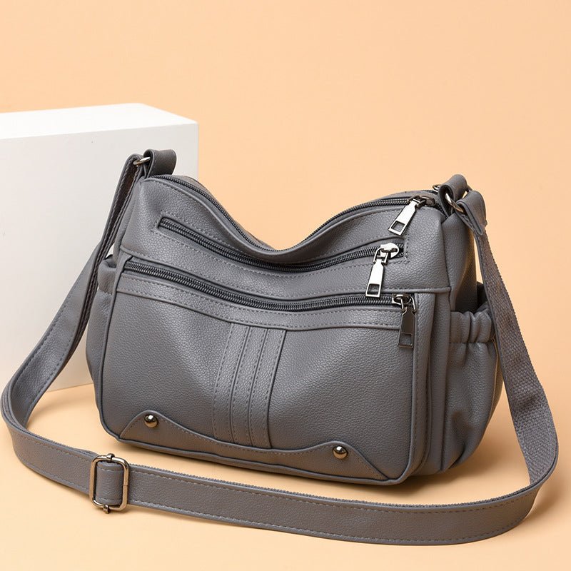 Fashion Shoulder Messenger Large Capacity Women's Bag $33.99 Dana Fashion Color: 6886 Black Women's Bags Product information: Lining texture: Polyester Applicable scenarios: Daily matching Color: 6886 Black, 6886 Gray, 6886 Blue, 6886 khaki, 6886 purple,