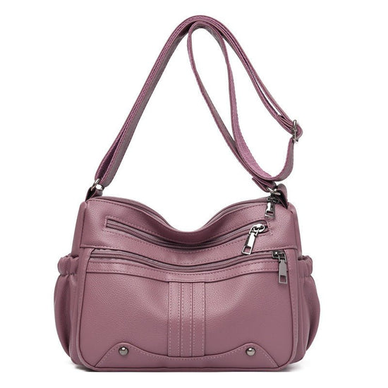 Fashion Shoulder Messenger Large Capacity Women's Bag $33.99 Dana Fashion Color: 6886 Purple Women's Bags Product information: Lining texture: Polyester Applicable scenarios: Daily matching Color: 6886 Black, 6886 Gray, 6886 Blue, 6886 khaki, 6886 purple,