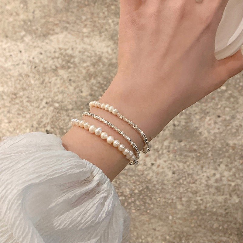 Fashion Silver Pearl Bracelet For Women $17.65 Dana Fashion Color: Large Pearl Broken Silver 194 Women's Accessories Product information: Color: broken silver bracelet ~ 192, small pearl broken silver bracelet ~ 193, big Pearl broken silver bracelet ~ 194
