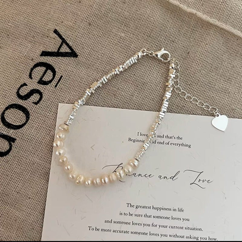 Fashion Silver Pearl Bracelet For Women $17.74 Dana Fashion Color: Small Pearl Broken Silver 193 Women's Accessories Product information: Color: broken silver bracelet ~ 192, small pearl broken silver bracelet ~ 193, big Pearl broken silver bracelet ~ 194