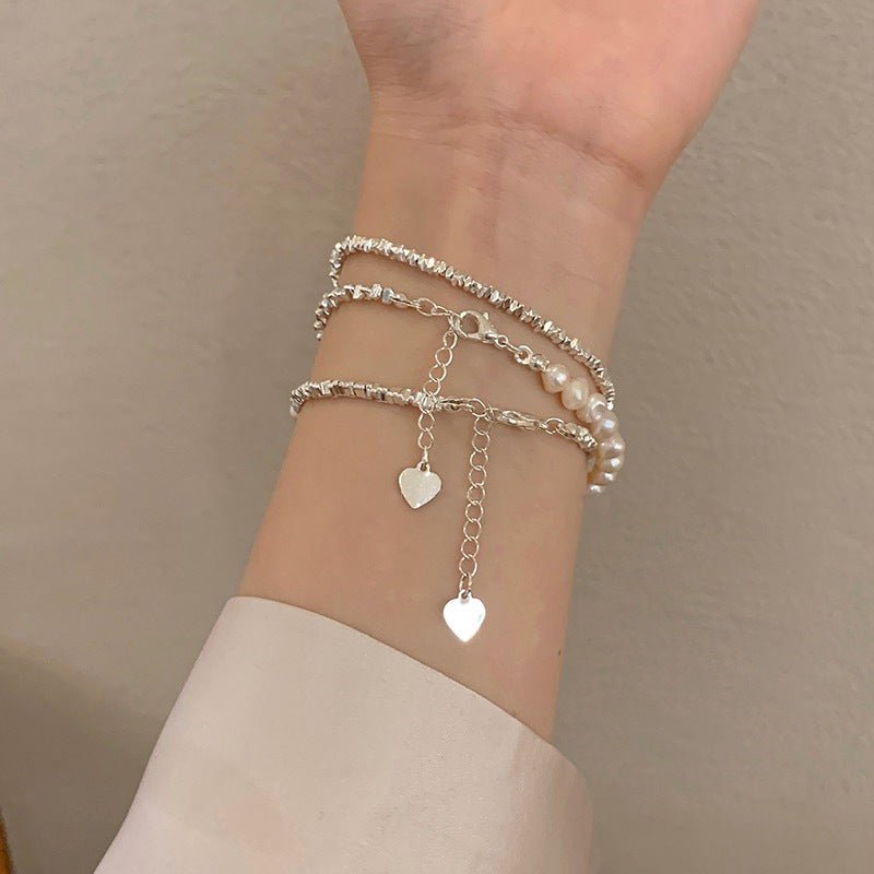 Fashion Silver Pearl Bracelet For Women $17.65 Dana Fashion Color: Large Pearl Broken Silver 194 Women's Accessories Product information: Color: broken silver bracelet ~ 192, small pearl broken silver bracelet ~ 193, big Pearl broken silver bracelet ~ 194