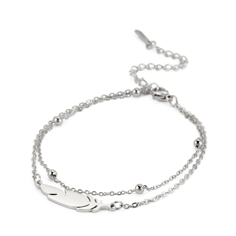 Fashion Simple Double-layer Stainless Steel Bracelet $14.80 Dana Fashion Color: Gold Women's Accessories Product information: Treatment Process: Electroplating Color: steel, gold Applicable population: Female Applicable occasions for gifts: Anniversary Ce