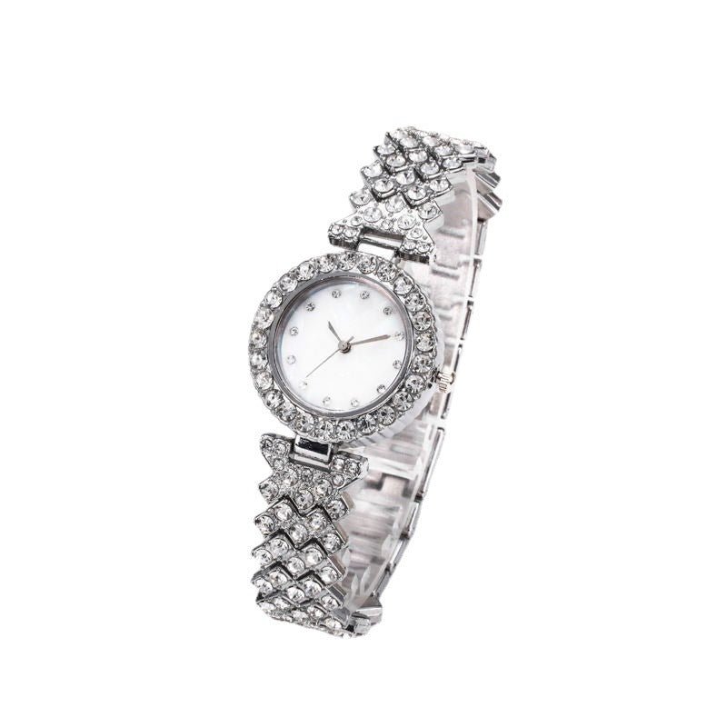 Fashion Simple Women's Quartz Watch Diamond Alloy $14.50 Dana Fashion Color: Gold Women's Accessories Product information: Color: gold, white steel, rose gold Thickness: 9mm Applicable people: Female Style: Fashion Packing list: Women's alloy watch * 1 Pr