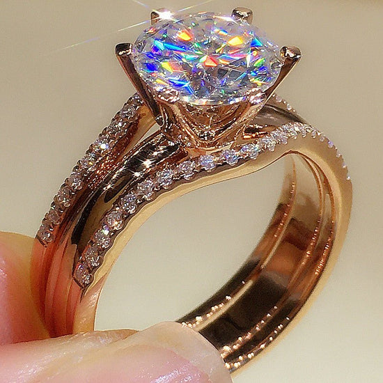 Fashion Six-claw Cubic Zirconia Ring $19.50 Dana Fashion Color: F1732 Rose Gold Size: No 10 Women's Accessories Product information: Type: Ring Treatment Process: zircon Color: F1732 rose gold Applicable population: Female Size: no.6, no.7, no.8, no.9, no