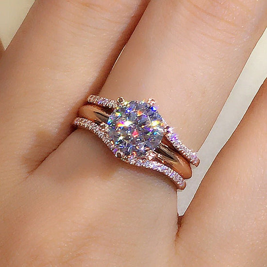 Fashion Six-claw Cubic Zirconia Ring $19.50 Dana Fashion Color: F1732 Rose Gold Size: No 10 Women's Accessories Product information: Type: Ring Treatment Process: zircon Color: F1732 rose gold Applicable population: Female Size: no.6, no.7, no.8, no.9, no