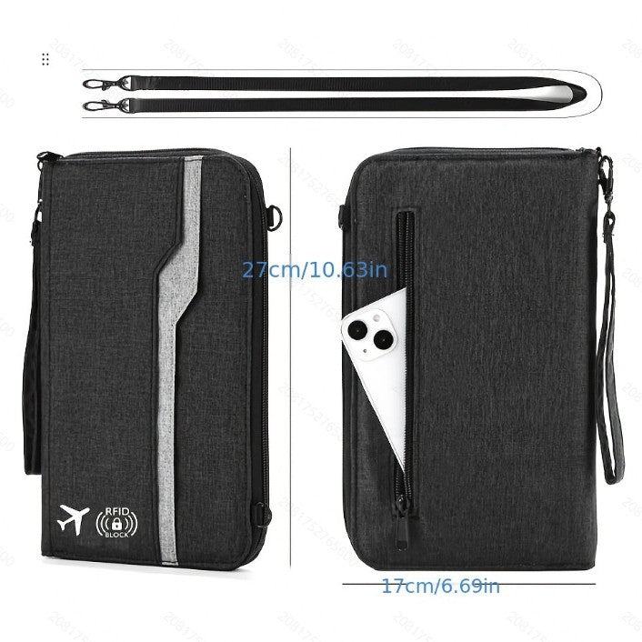 Fashion Solid Color Oxford Cloth ID Storage Bag $32.99 Dana Fashion Color: Black Women's Bags Product information: Pattern: solid color Applicable gender: neutral/both men and women Applicable scenario: Daily matching Color: black, light gray Function: St