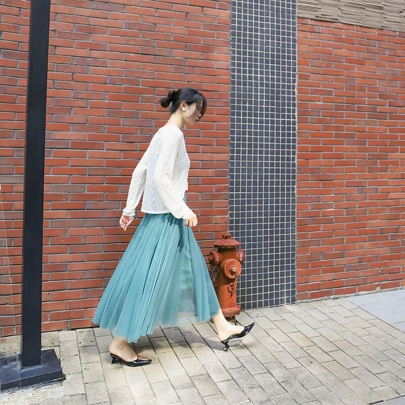 Fashion Wide Hem Gauzy Skirt For Women $39.90 Dana Fashion Color: Apricot Size: Free Size Women's clothing Product information: Pattern: solid color Skirt type: flounced skirt Color: black, white, flesh red, brown, gray, apricot, blue, black pink, pink, d