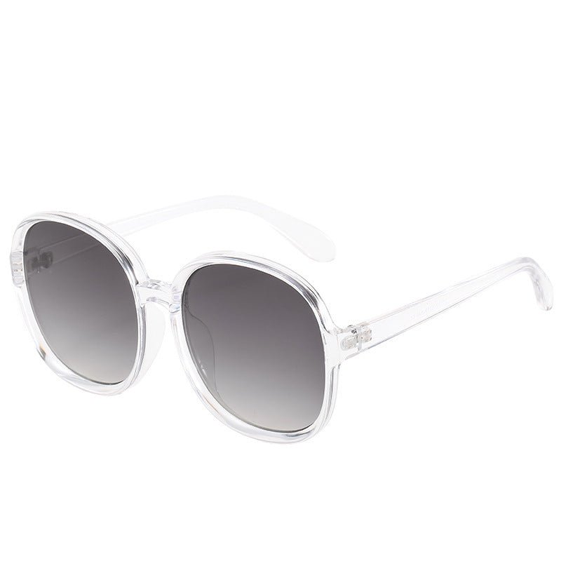 Fashion wild round glasses $14.34 Dana Fashion Color: Transparent grey Women's Accessories Frame material: PC UV resistance level: UV400 Visible light transmission rate: 70 (%) Strength: Strong