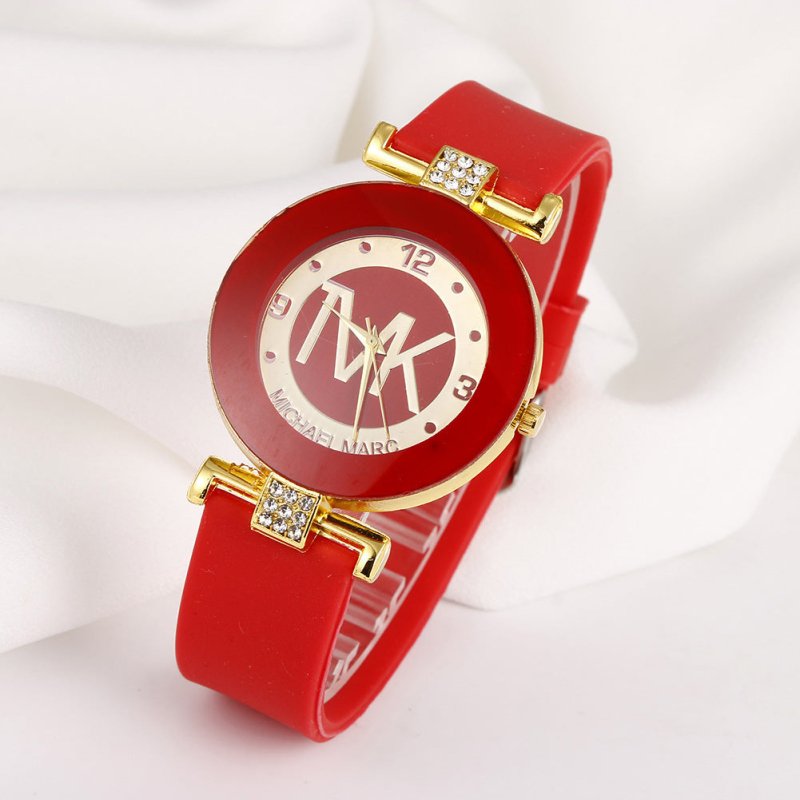 Fashion Women's Diamond Silicone Strap Quartz Watch $12.42 Dana Fashion Color: Black Women's Accessories Product information: Color: black, white, blue, red Waterproof: no Movement type: Quartz Mirror material: mineral reinforced glass mirror Buckle style