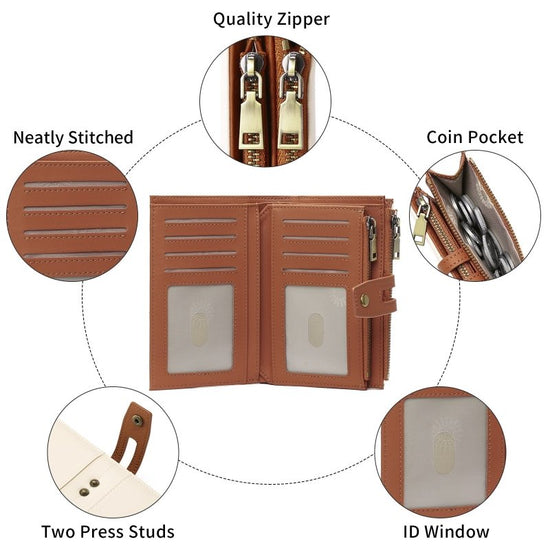 Fashion Women's Short Leisure Coin Purse $35.00 Dana Fashion Color: Black Women's Bags Product information: Pattern: solid color Color: white color matching [no box] anti-theft credit card, Midnight Black [no box] anti-theft credit card, light blue [no bo