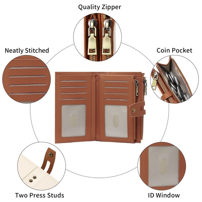 Fashion Women's Short Leisure Coin Purse $35.00 Dana Fashion Color: Black Women's Bags Product information: Pattern: solid color Color: white color matching [no box] anti-theft credit card, Midnight Black [no box] anti-theft credit card, light blue [no bo