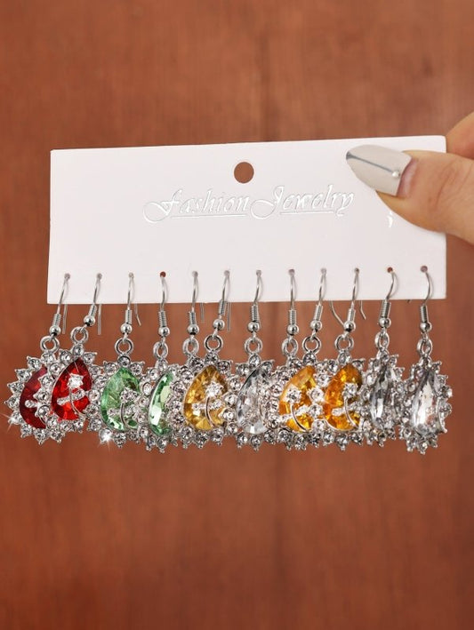 Fashionable Design With Multiple Colors, Earrings, Women's Accessories, Popular Earrings, Jewelry $30.50 Dana Fashion Color: Colorful Women's Accessories Product information: Material: Alloy Style: European and American Style: Women's Modeling: Water drop