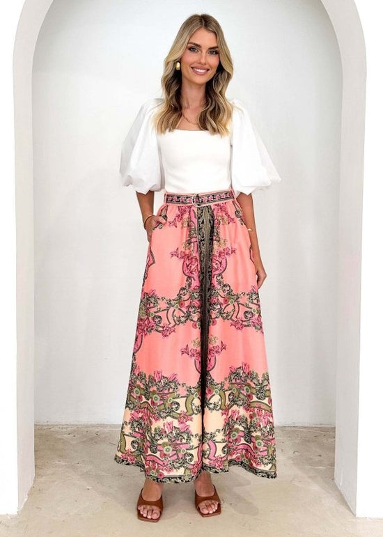 Fashionable Printed Skirt Ethnic Style Casual $38.90 Dana Fashion Color: Picture Color Size: L Women's clothing Product information: Pattern: plants and flowers Fabric name: Polyester Color: Picture color Size: S,M,L,XL Style type: artistic retro Skirt le