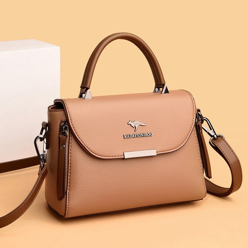 Fashionable Stylish Women's Crossbody Shoulder Bag $65.89 Dana Fashion Color: Khaki Women's Bags Product information: Lining texture: Polyester Applicable scenario: Daily configuration Color: light gray, khaki, green, red, black, blue Outer bag type: slit