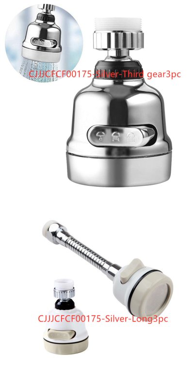 Faucet Booster Shower Household Tap Splash Filter $70.20 Dana Fashion Color: Pack2 style: 6pc Dana's Kitchen Overview: 3-mode spray: Jet, Jet + Shower and Shower . Suitable for most round taps . Easy to install. Reduces energy costs and water usage by up