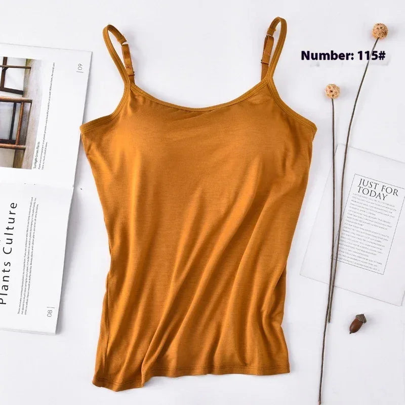 Modal Long Women's Sling Vest Inner Match Tube Top Home Wear Wear-free Bra Pieces - DanaFashionstore