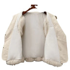 Fur Vest Short Coat 2026 - Patchwork Fox Fur Jacket Women's Warm Vest - DanaFashionstore
