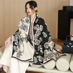 Female Versatile Fashion Thickened Warm Cashmere Scarf - DanaFashionstore