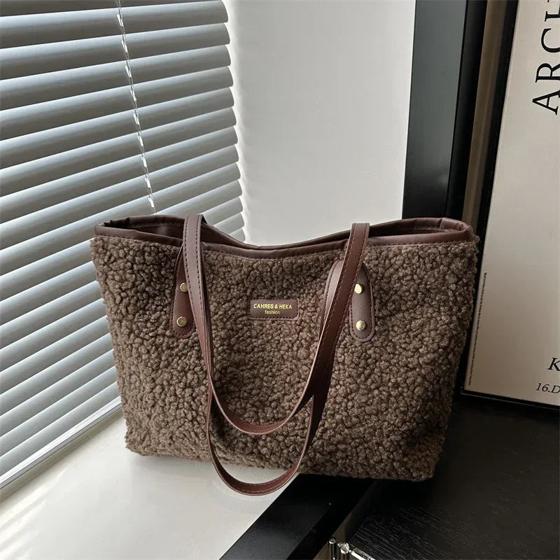 Fashionable Furry Versatile Shoulder Bag - DanaFashionstore