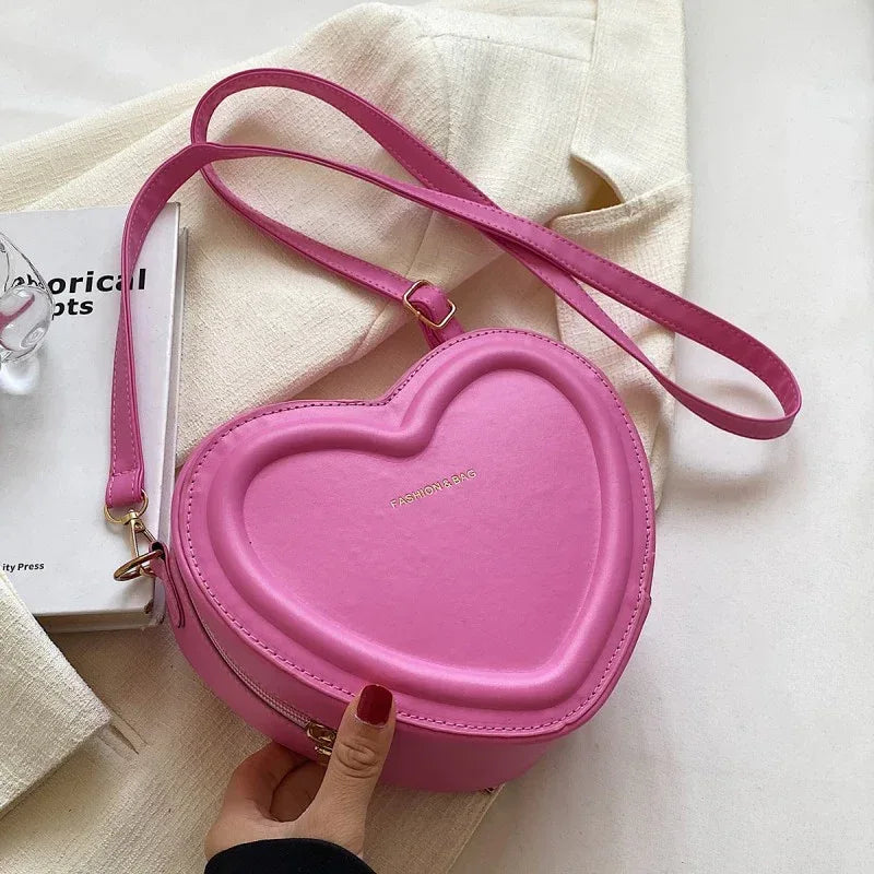 Fashion Heart Shaped Shoulder Messenger Bag - DanaFashionstore