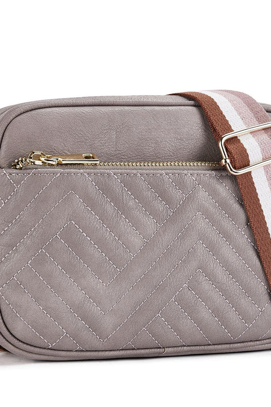 Cow Color Matching Multifunctional Zipper Crossbody Bag - DanaFashionstore