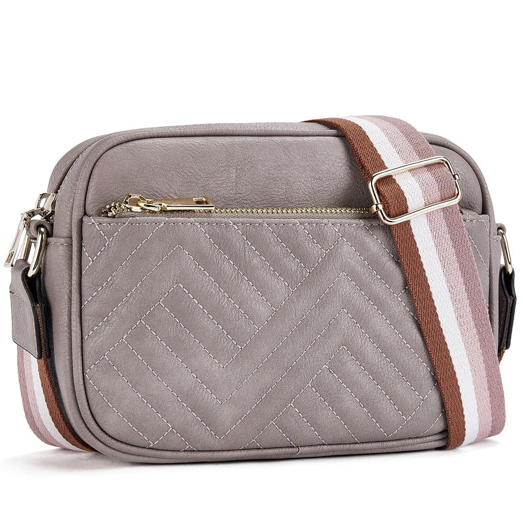 Cow Color Matching Multifunctional Zipper Crossbody Bag - DanaFashionstore