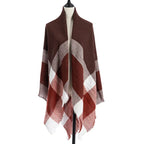 Women's Cashmere-like Plus-sized Double-sided Qicaigei Scarf Shawl - DanaFashionstore