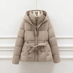 Fashion Personality Short Waist Down Coat 2026 - Women's Winter Jacket - DanaFashionstore