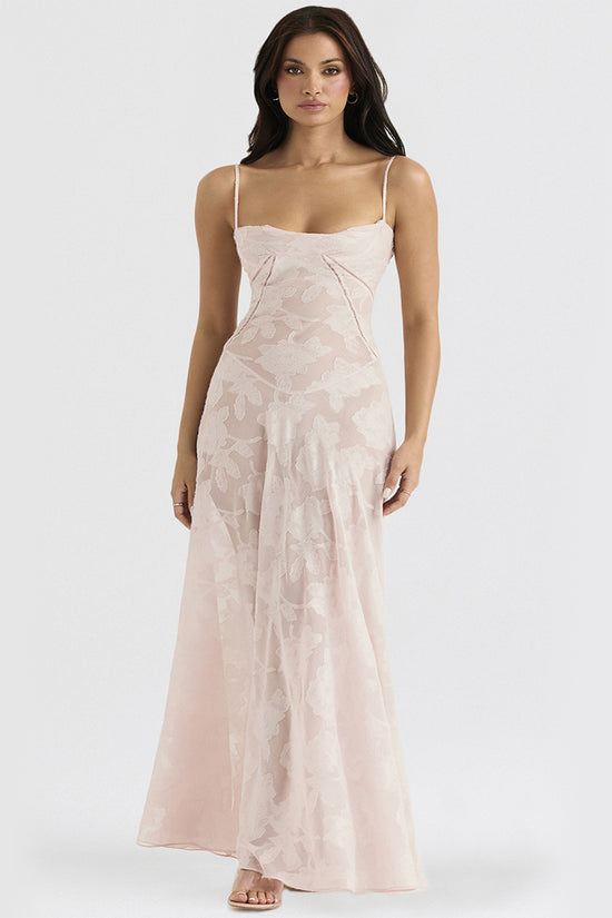 Sexy Flowers Lace Suspender Dress Summer Fashion Slim Back Lace-up Long Dresses Party Evening Club Clothing For Women